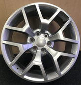 26" STW 288-M GMC REPLICA Wheel 🌟 26X10 +25 6X139.7 🌟 C.B-78.1 B Silver Machined Rim